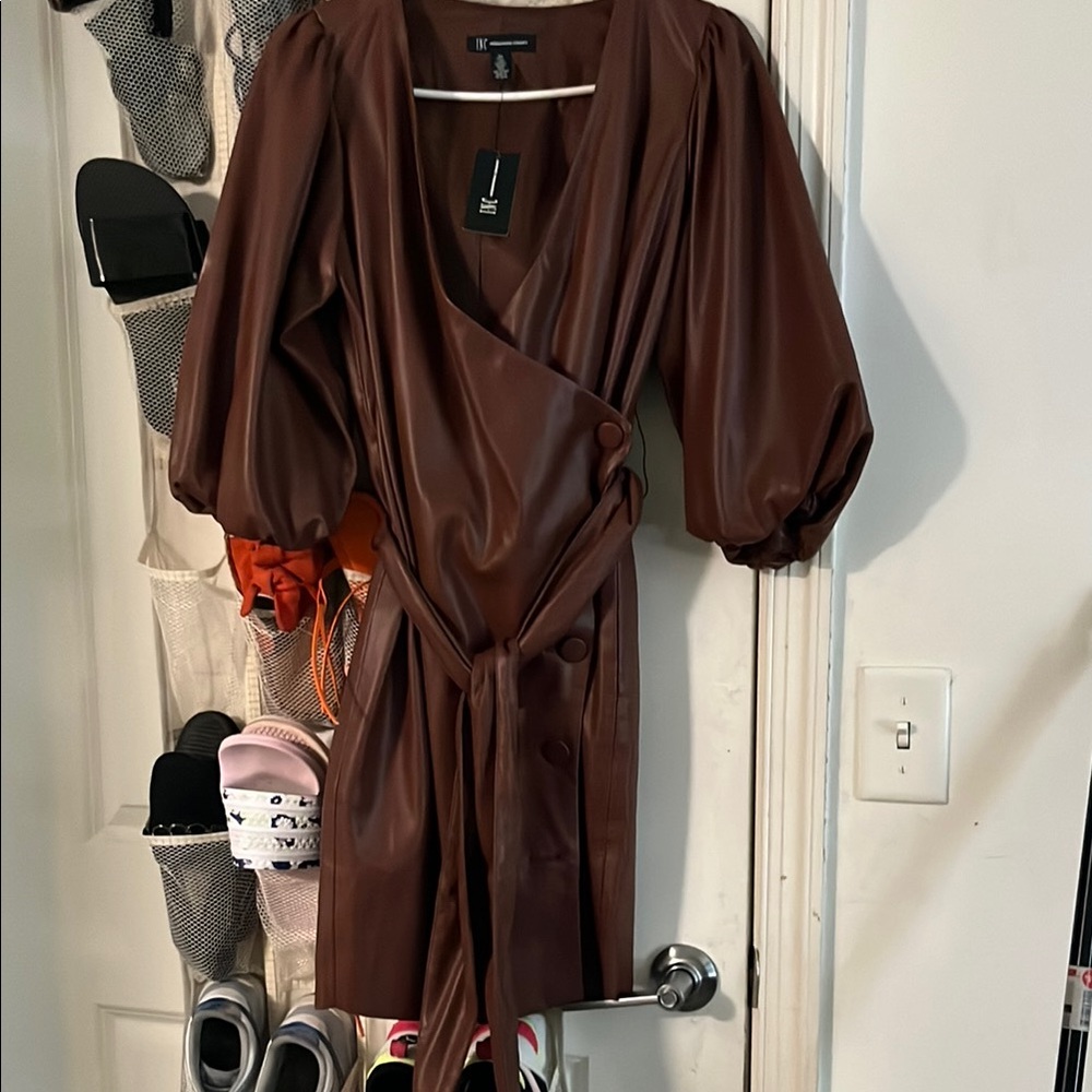 INC International Concepts Brown Midi Dress